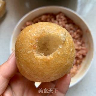 面筋塞肉的做法步骤:3
