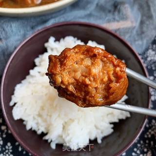 面筋塞肉的做法步骤:10