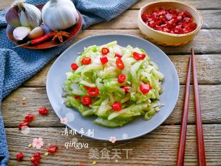 凉拌西瓜皮的做法步骤:7