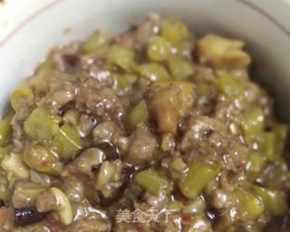 香菇酸豆角肉酱~面条的灵魂的做法步骤:6