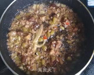 香菇酸豆角肉酱~面条的灵魂的做法步骤:7