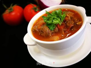 番茄炖牛腩的做法步骤:16