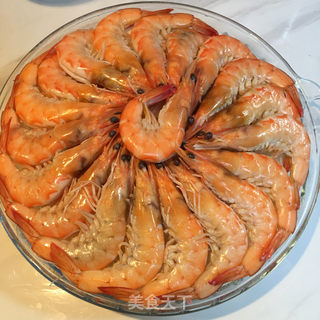 蒜蓉白菜粉丝蒸虾的做法步骤：6