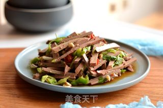 洋葱黑醋拌羊肝的做法步骤:9