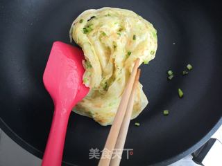葱香手抓饼的做法步骤:20