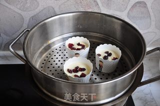 小米蒸蛋糕的做法步骤:10