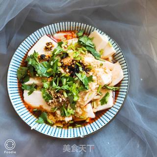 5分钟轻松搞定的凉拌内酯豆腐|好吃的添盘|老人都能嚼的动的做法步骤:4