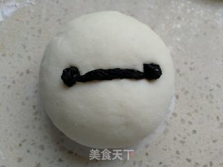 暖暖萌萌的(●—●)豆沙包的做法步骤:7