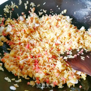 黄金米饭的做法步骤:7