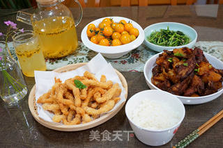 炸鸡柳的做法步骤:21