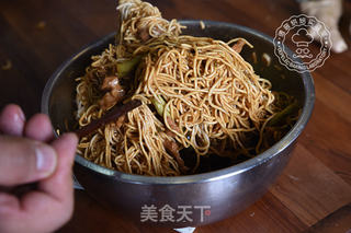 豆角蒸面的做法步骤:9