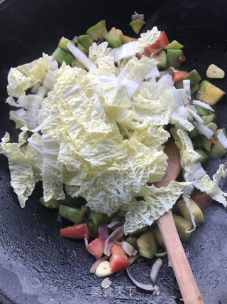 茄汁捞面的做法步骤:8