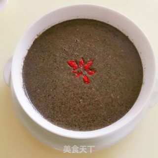 核桃黑芝麻糊的做法步骤：5