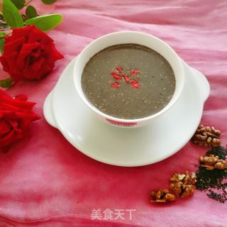 核桃黑芝麻糊的做法步骤:7