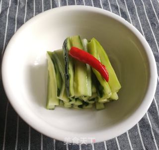 腌青瓜的做法步骤：4