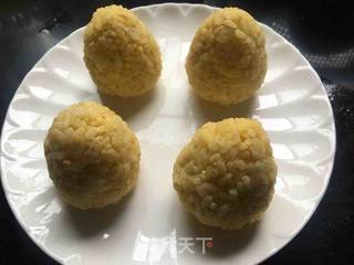 丑萌鸡饭团的做法步骤:6