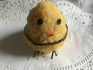 丑萌鸡饭团的做法步骤:9