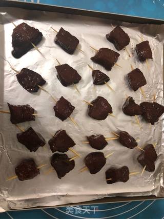 烤牙签肉的做法步骤：10