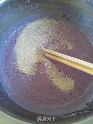 紫薯发糕的做法步骤:3