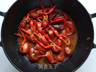 麻辣香卤小龙虾的做法步骤:9