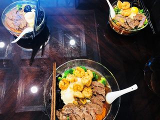 牛肉虾仁蔬菜面的做法步骤:11