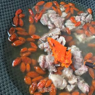 枸杞羊肉酸辣汤面的做法步骤:9