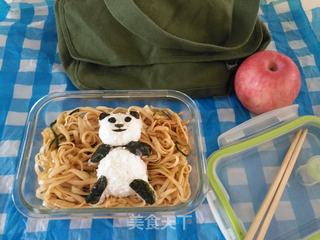 呆萌卡通鸡丝凉面的做法步骤:17