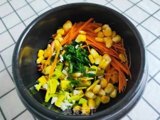 南瓜花煎饼的做法步骤:2