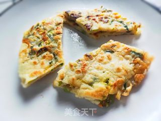 南瓜花煎饼的做法步骤:8