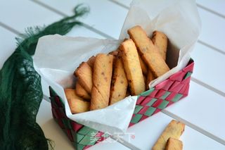 蔓越莓椰蓉酥条的做法步骤:11