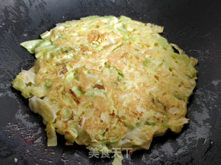早餐卷心菜鸡蛋饼的做法步骤:5