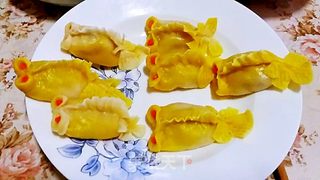 小金鱼蒸饺的做法步骤:13