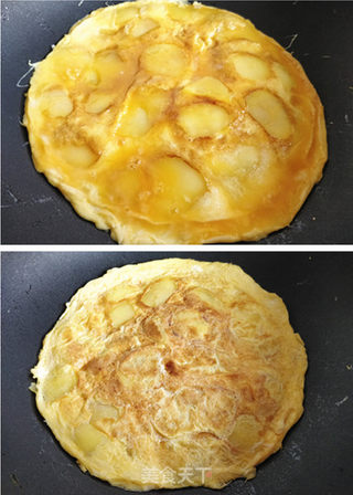 香肠土豆鸡蛋饼的做法步骤:5
