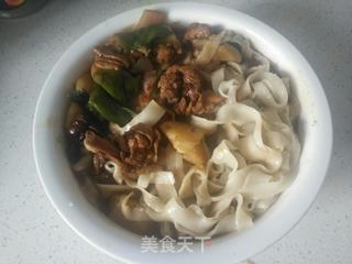 大盘鸡附拌面做法的做法步骤：17