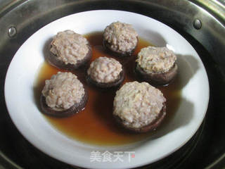肉末酿香菇的做法步骤：14