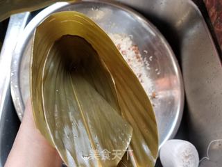 广式蛋黄香菇肉粽的做法步骤:14