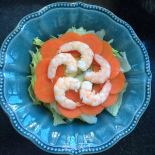 生菜虾仁冷盘的做法步骤：6