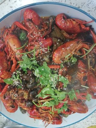 麻辣螺丝小龙虾的做法步骤:8