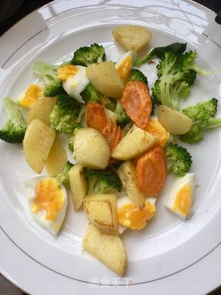 煎土豆鸡蛋沙拉的做法步骤:16