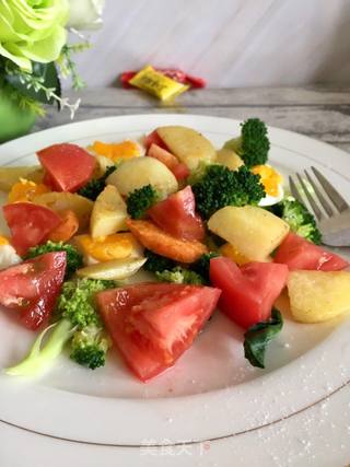 煎土豆鸡蛋沙拉的做法步骤:18