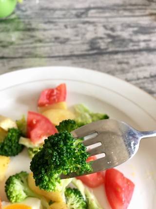 煎土豆鸡蛋沙拉的做法步骤:19