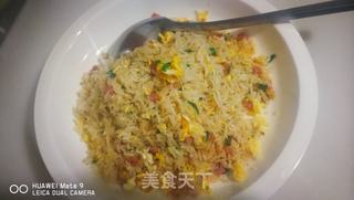 黄金炒饭（一个人的晚餐）的做法步骤：5