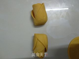 玫瑰花馒头的做法步骤:7