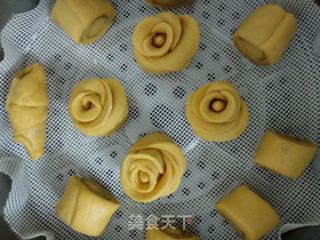 玫瑰花馒头的做法步骤:8