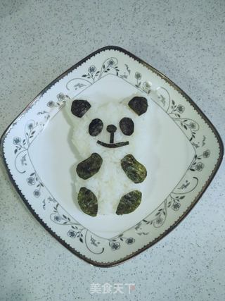 儿童餐7一可爱的大熊猫的做法步骤:5