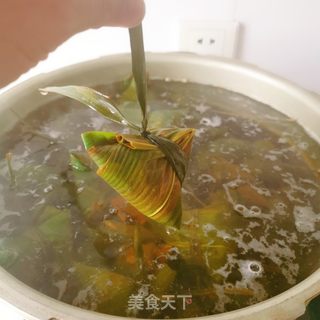 肉粽的做法步骤:16