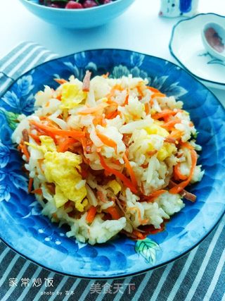家常炒饭的做法步骤:12