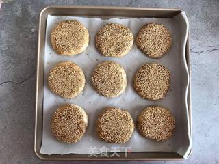 麻酱烧饼的做法步骤：10