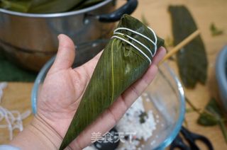 蜜豆锥子粽的做法步骤：7