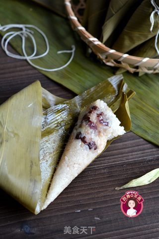 蜜豆锥子粽的做法步骤：10